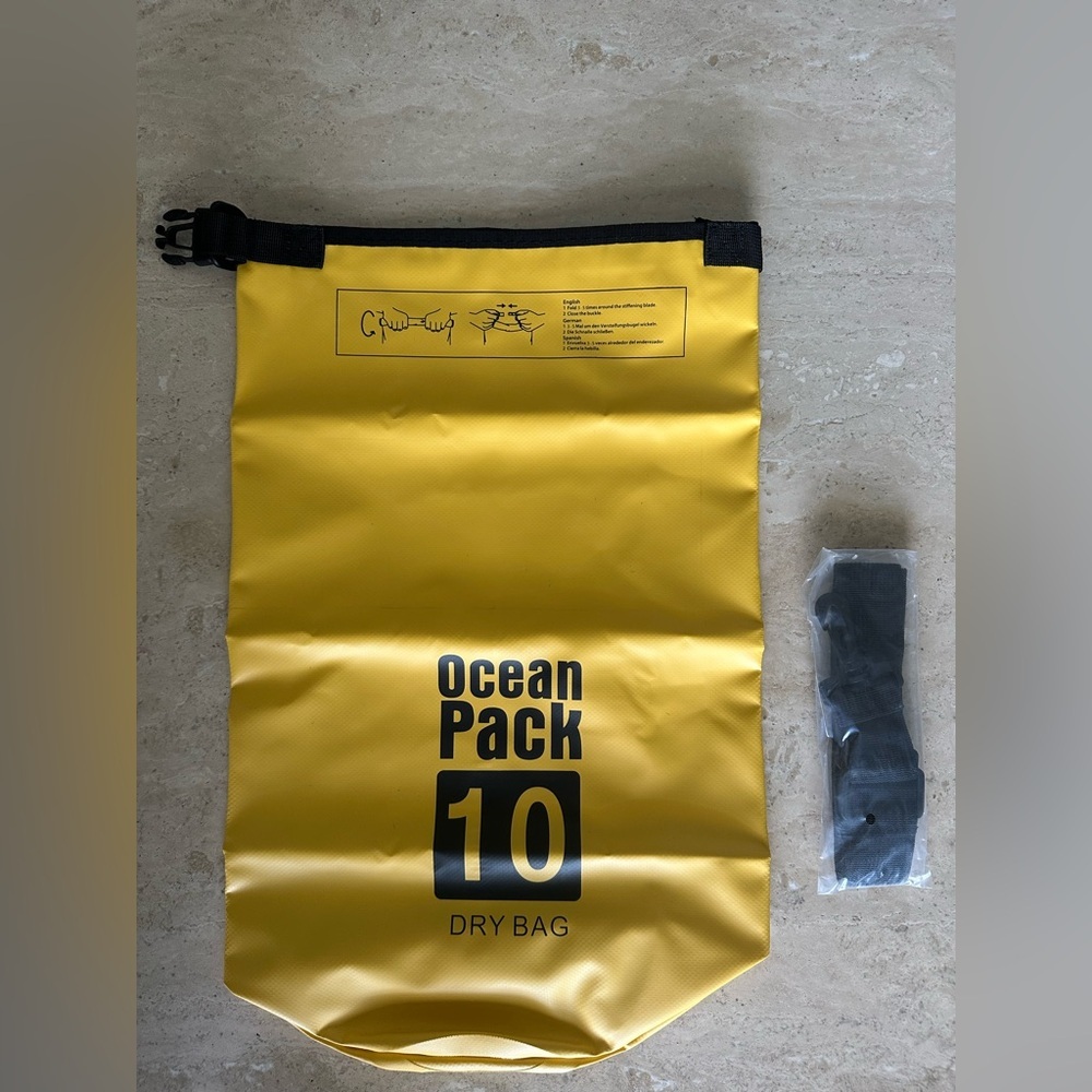 Dry Bag Waterproof for Women Men,10L Rolled Lightweight Dry Storage Bag Backpack - Picture 11 of 12